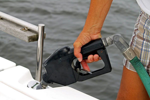 Fuel pump for marina and boat fueling